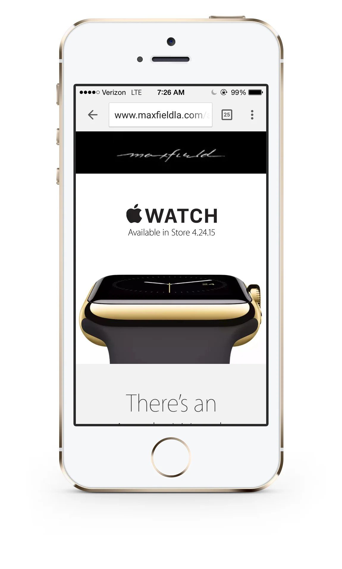 Apple Watch, Maxfield LA retail site