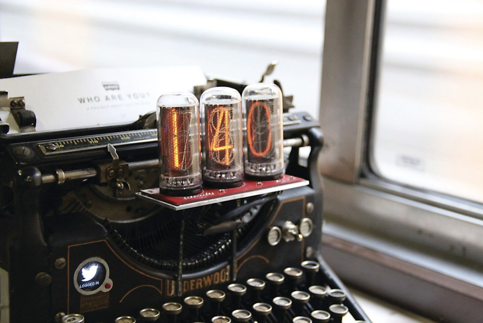 Levi's Tools, retooled Underwood typewriter